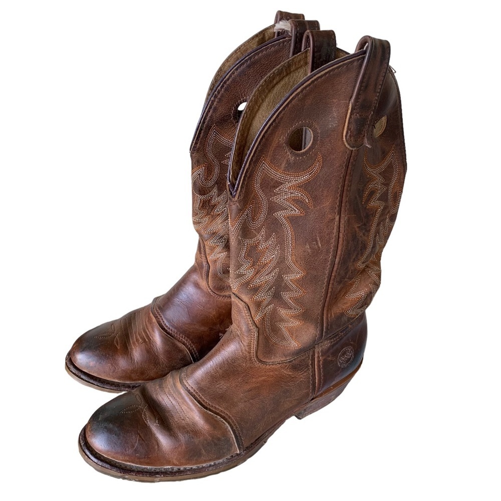 Double H DH5159 Ultra Gel Ice Buckaroo Western Cowboy Work Boots Women Size 10W